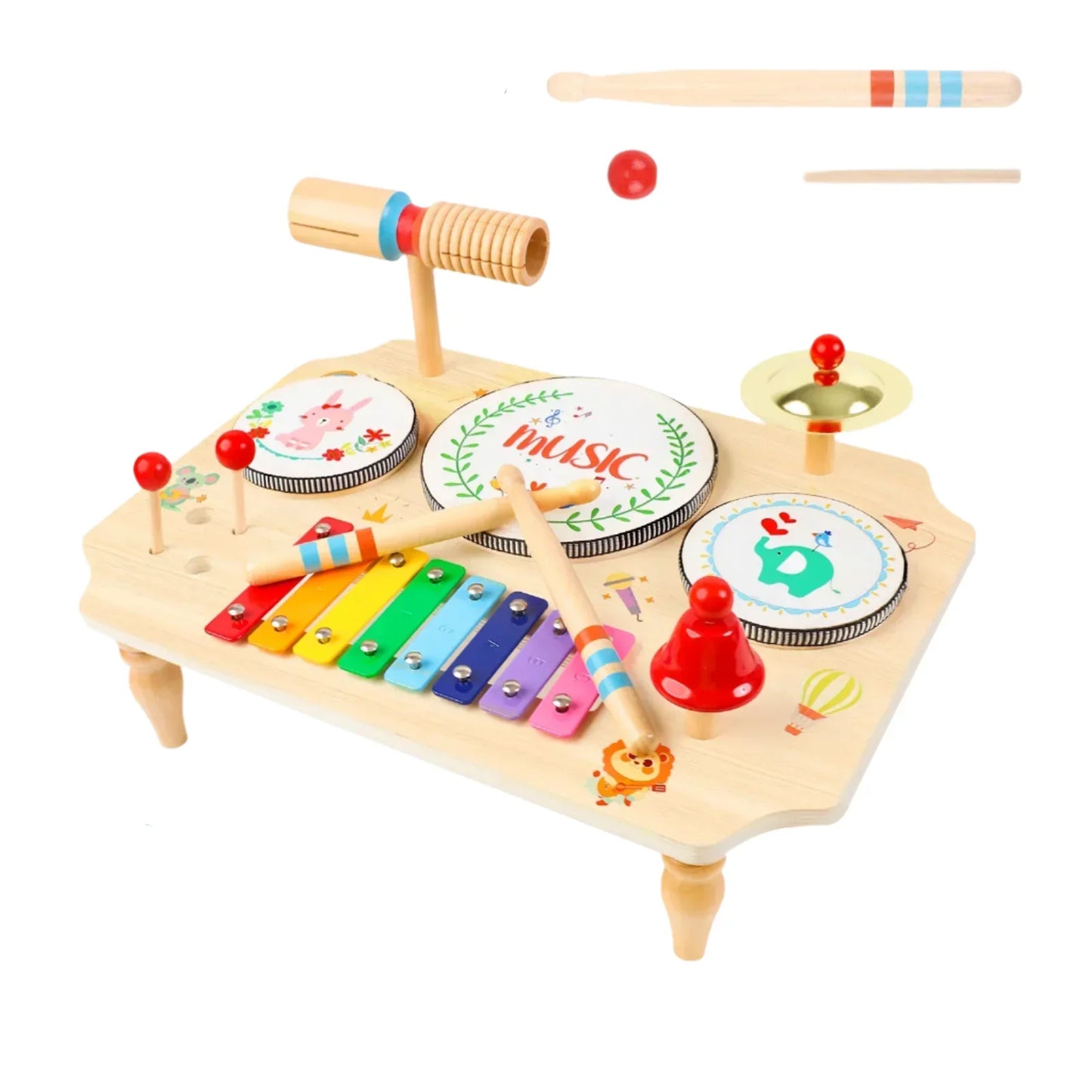 Kids Wooden Musical Instrument Kit