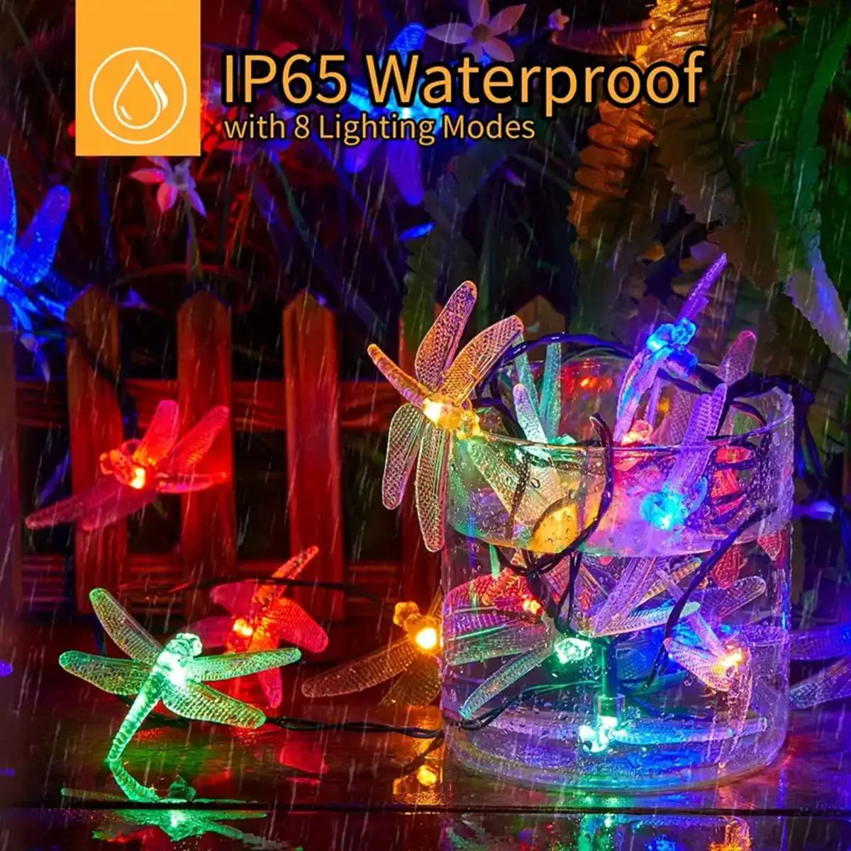 Bright Garden Solar String Lights 20 LED Waterproof