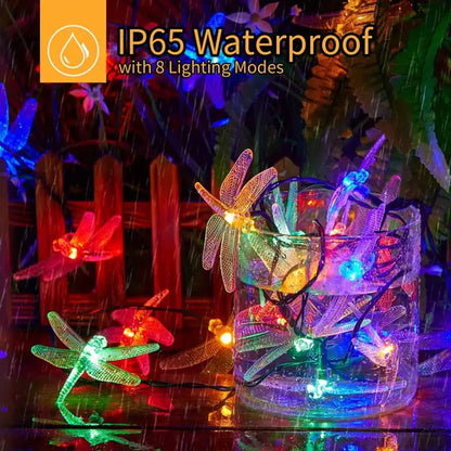 Bright Garden Solar String Lights 20 LED Waterproof