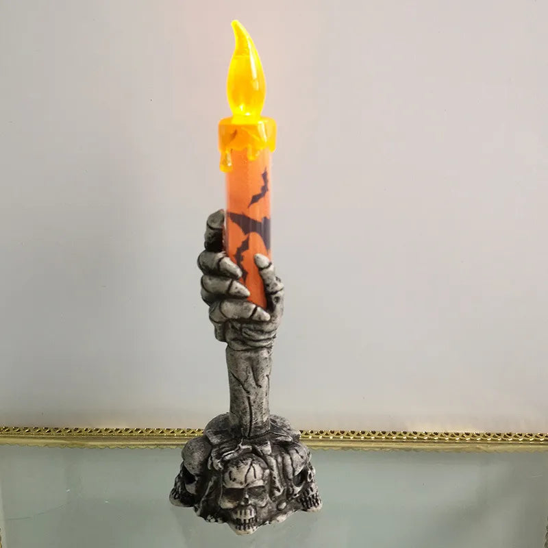 Creepy Halloween Tea Light Lamp - Luxicro