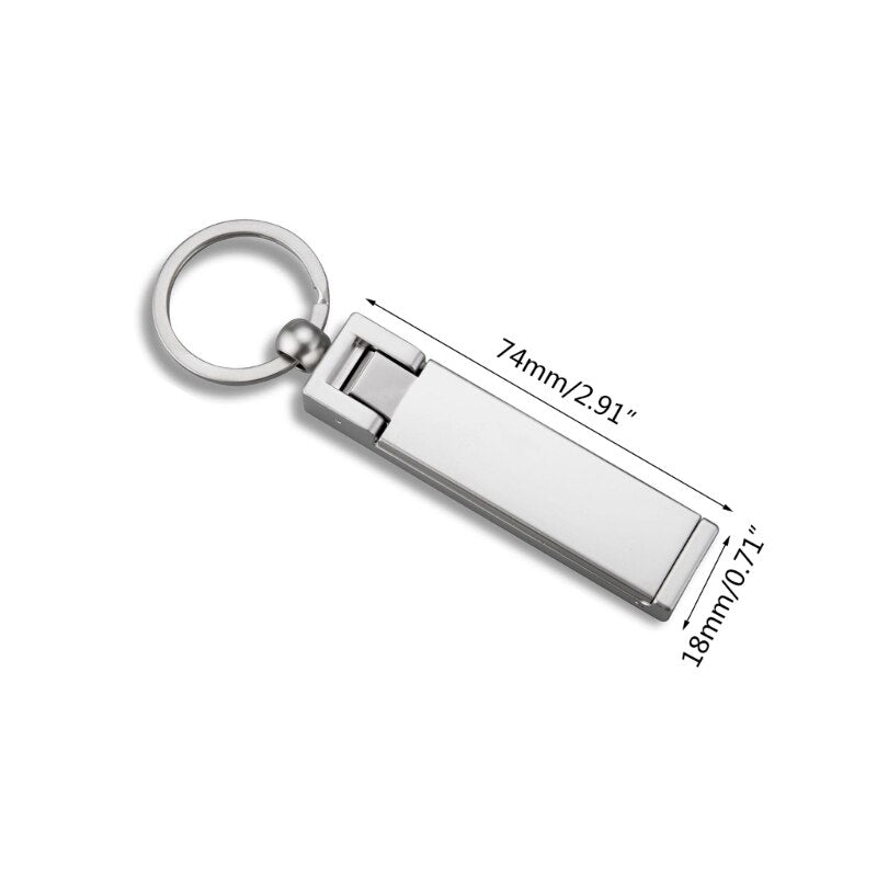Compact Phone Grip Keychain Clip Holder