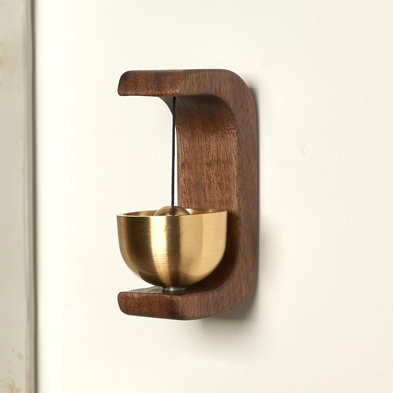 Rustic Wooden Door Chime Bell