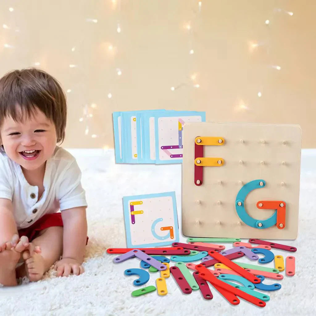 Fun Learning Wooden Puzzle Set - Luxicro