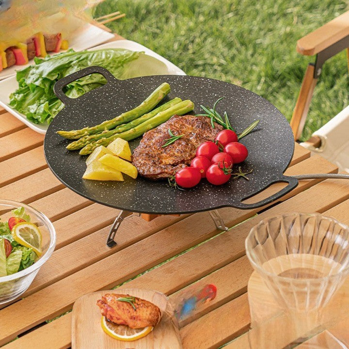 Compact Asian Style BBQ Serving Platter - Luxicro