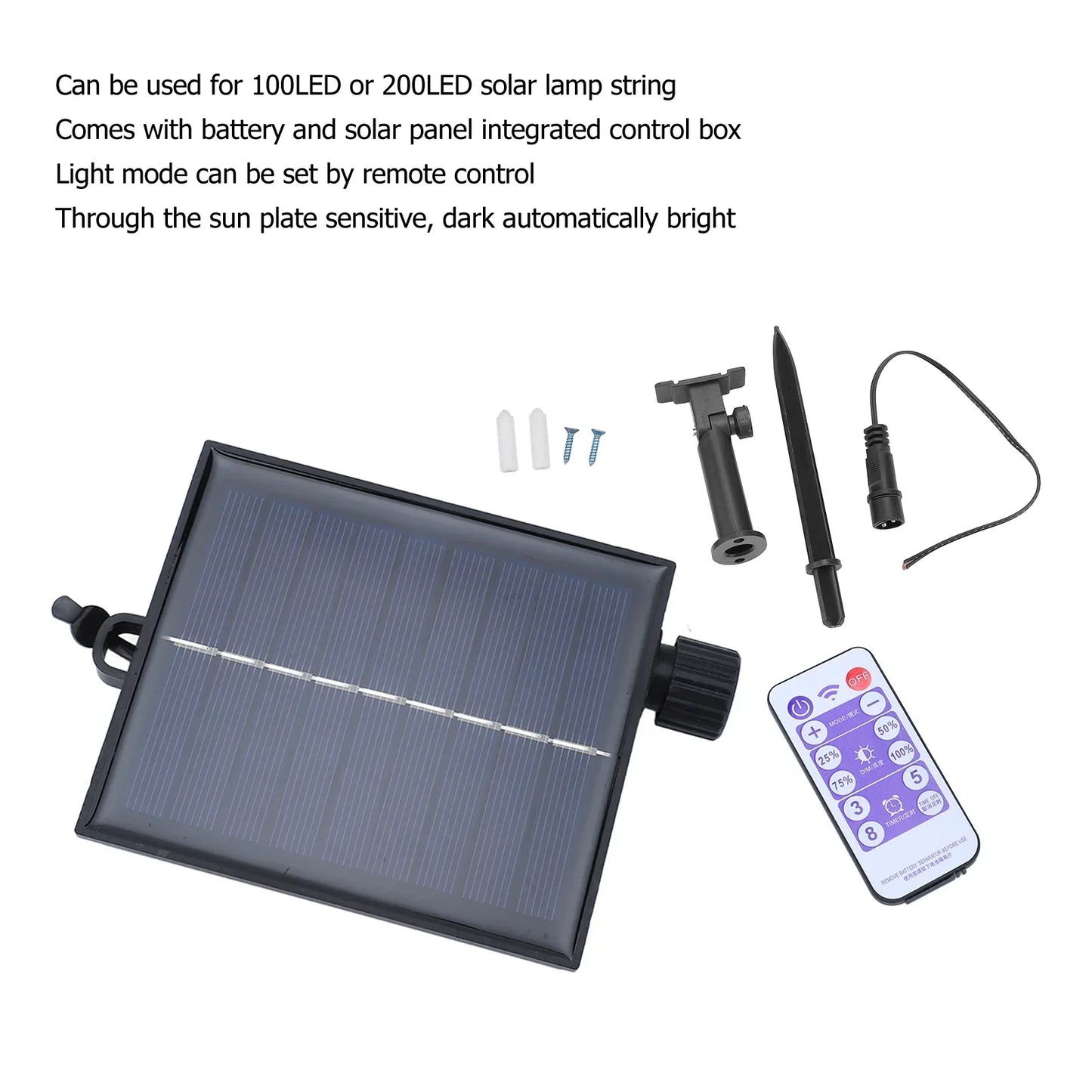 Solar Powered Fairy Light Controller Box