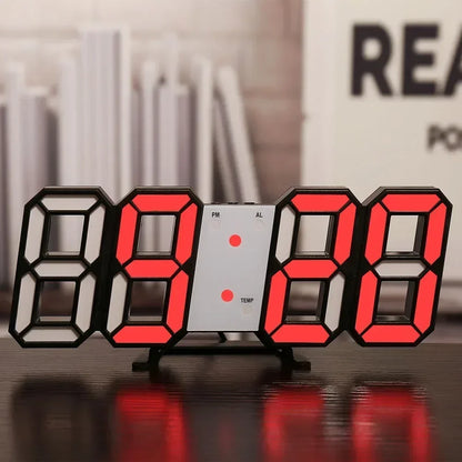 Modern Digital 3D LED Wall Clock