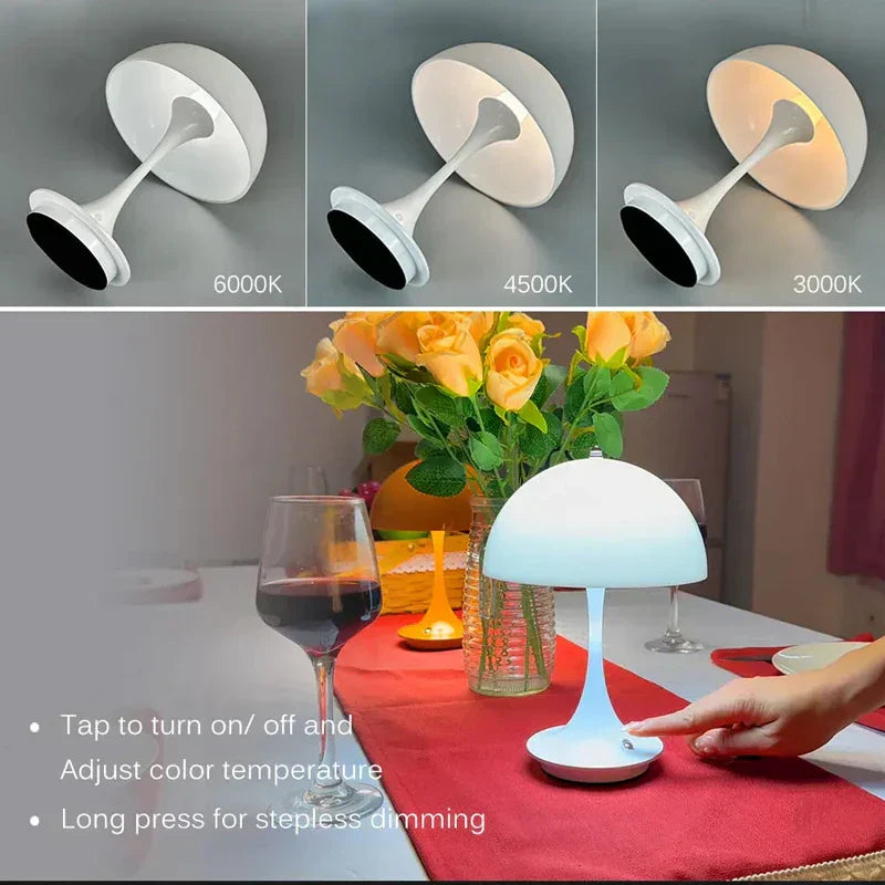 Bright 3-Level Adjustable Portable LED Desk Lamp