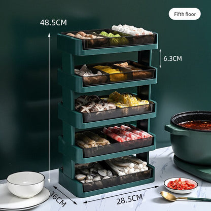 Space Saving Stackable Kitchen Shelf Rack - Luxicro