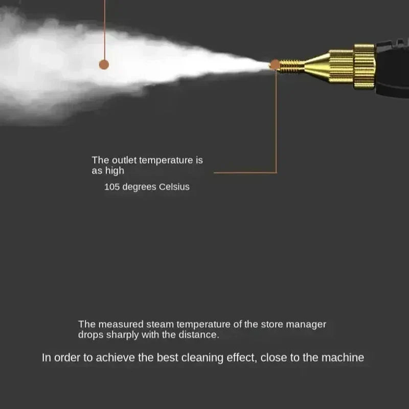 Powerful Portable Steam Jet Surface Cleaner