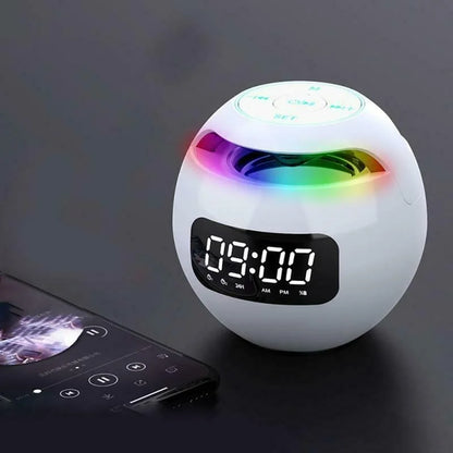 Compact LED FM Alarm Clock Radio