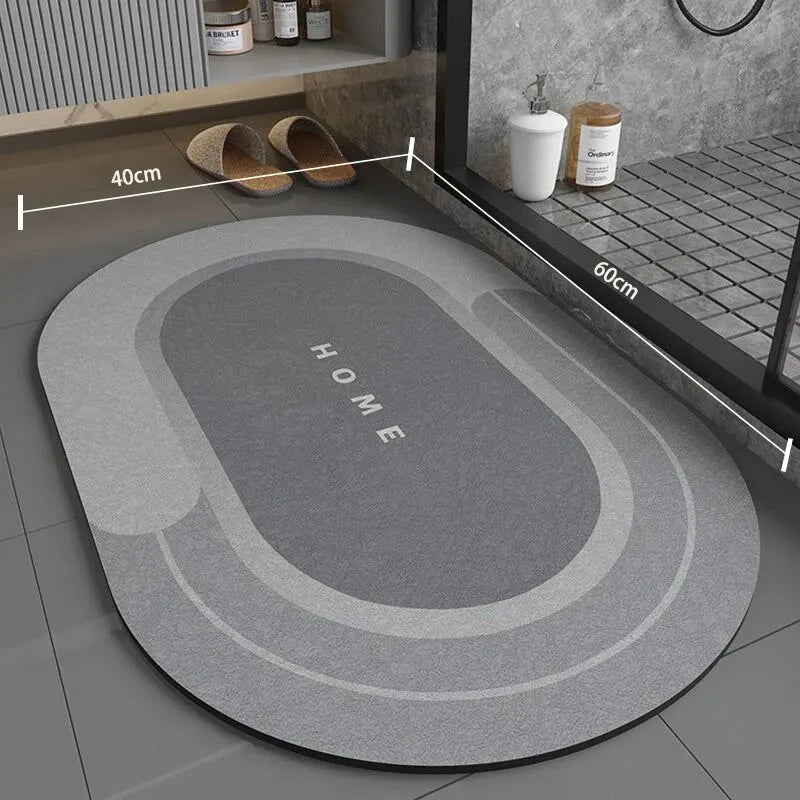 Non-slip Bath Mat Quick-dry Shower Floor Mat