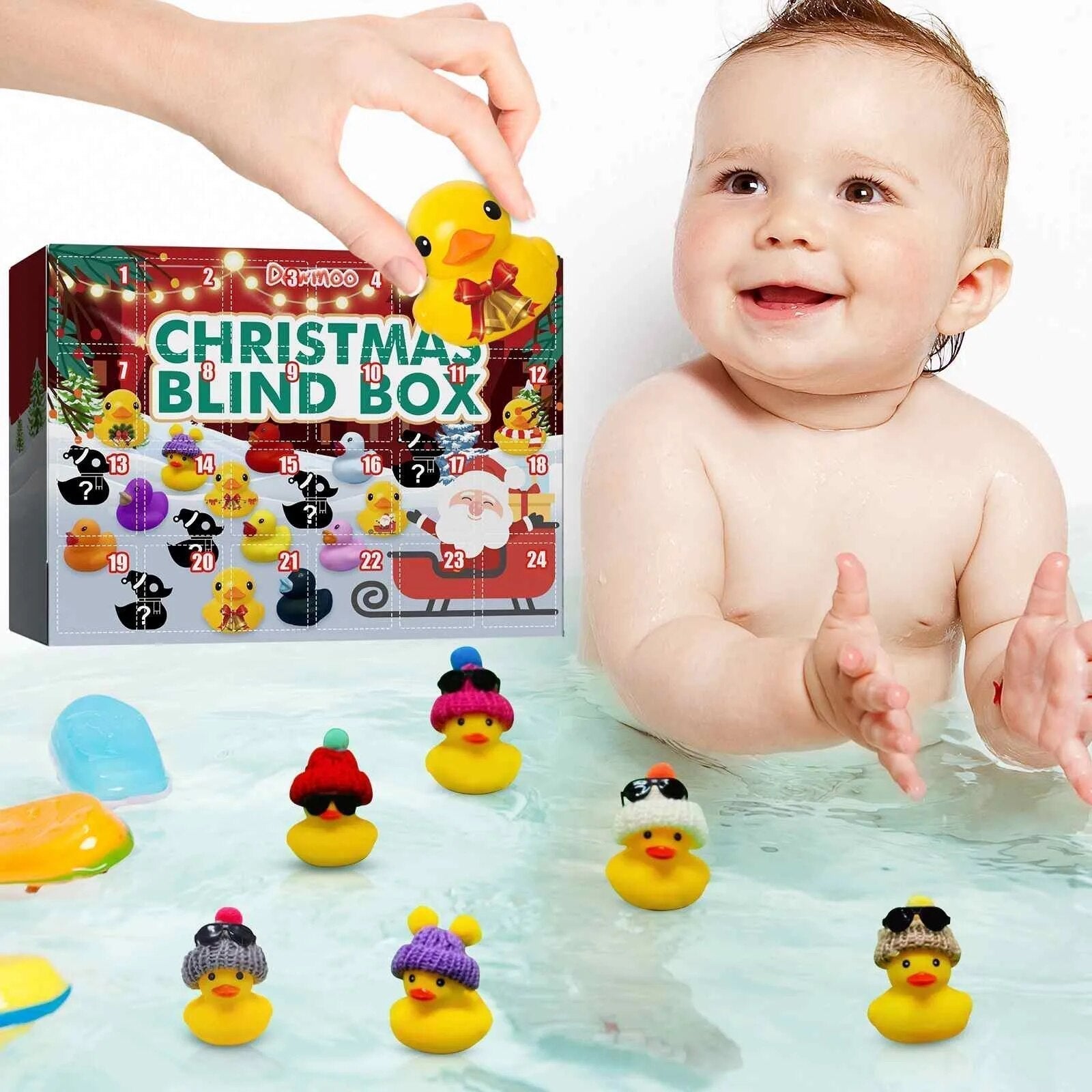 Colorful Quacking Duck Holiday Advent Calendar - Luxicro