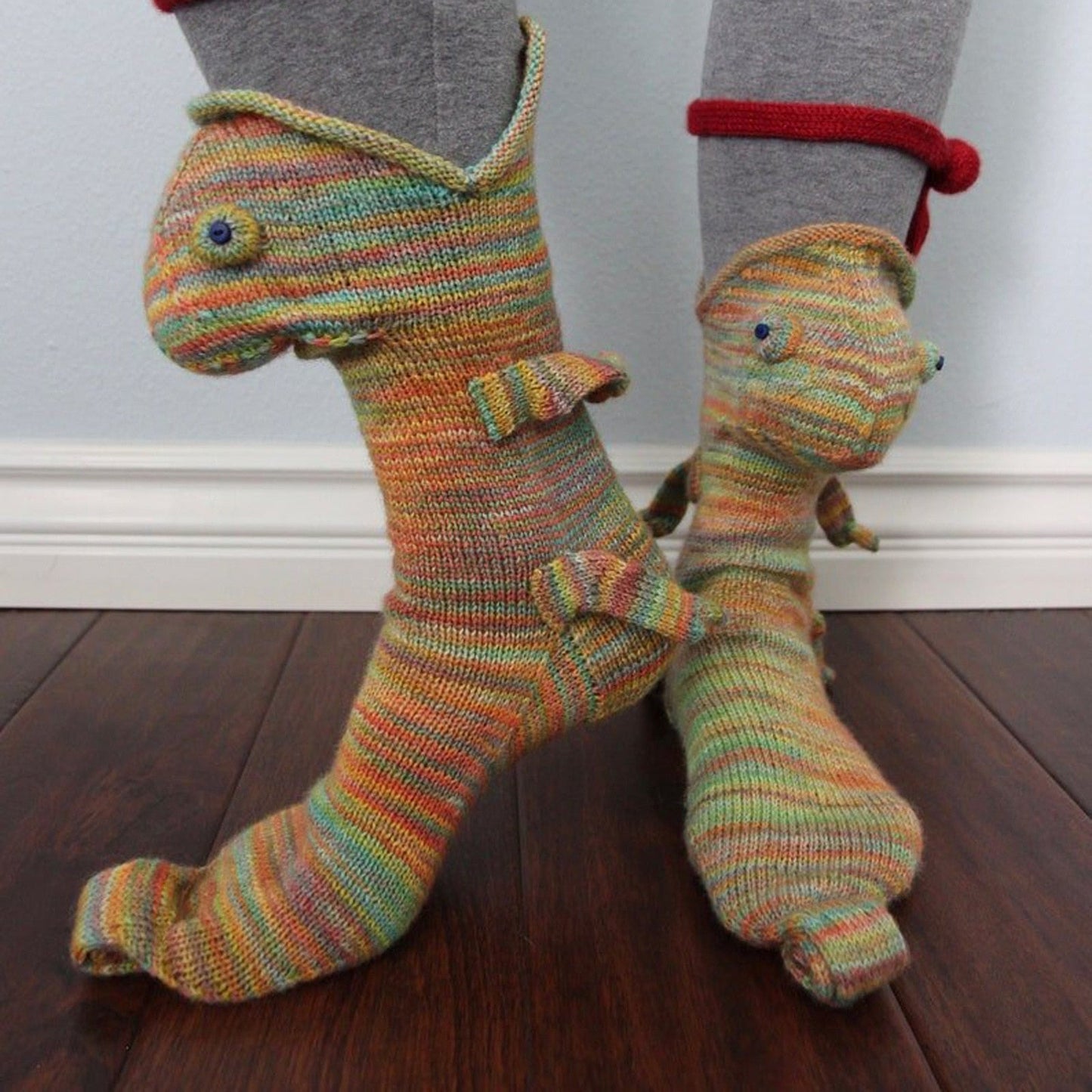Fun Animal Print Knitted Socks