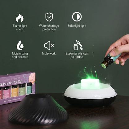 Vibrant Fog Small USB Table Lamp