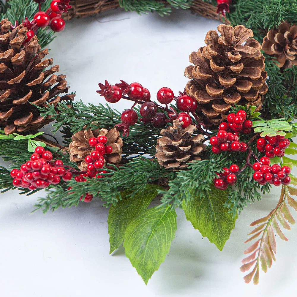 Beautiful Christmas Cranberry Door Wreath
