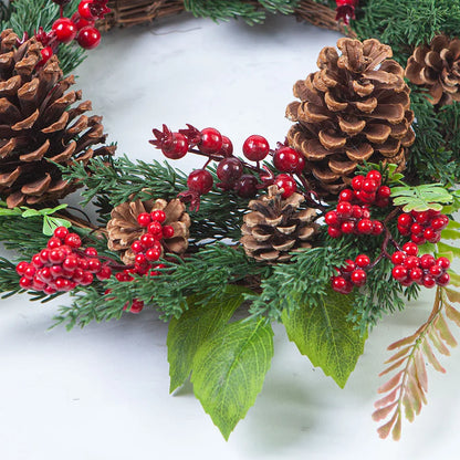 Beautiful Christmas Cranberry Door Wreath