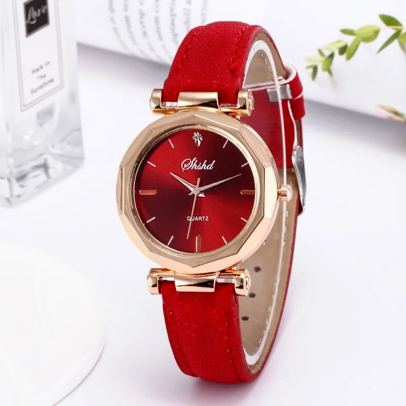 Luxury Diamond Quartz Watch