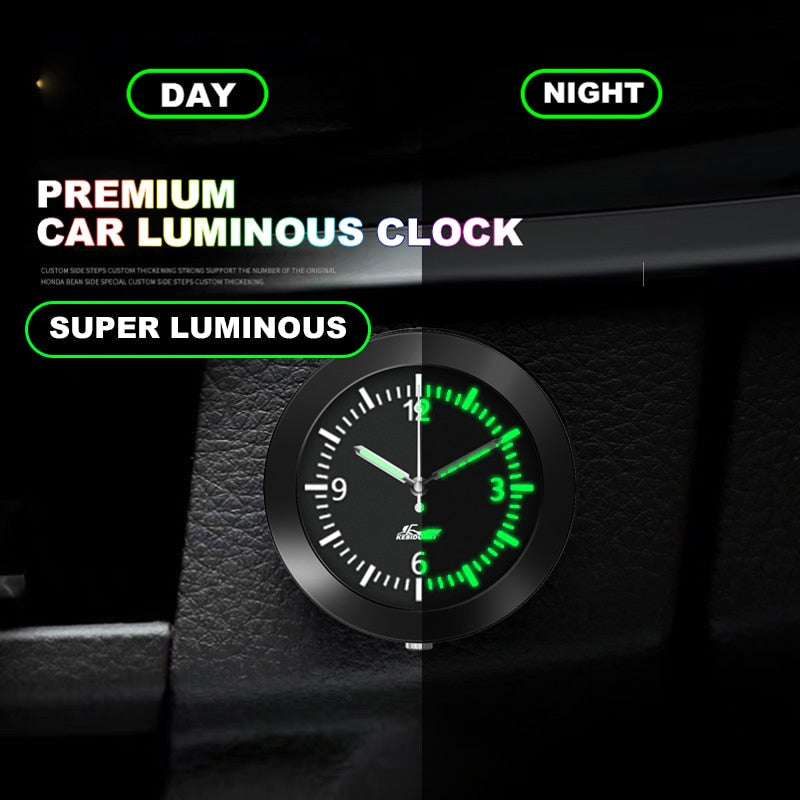 Adhesive Auto Dashboard LED Clock