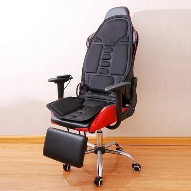 Relaxing Heated Massage Back Support Cushion - Luxicro