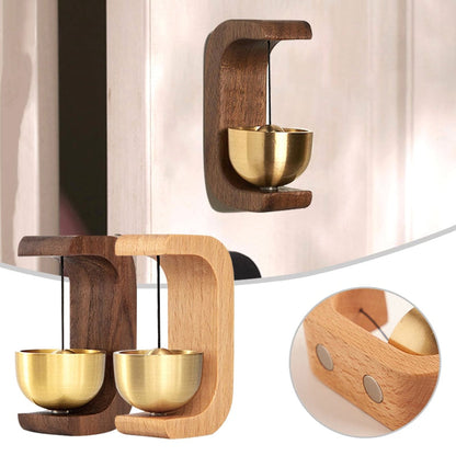 Rustic Wooden Door Chime Bell