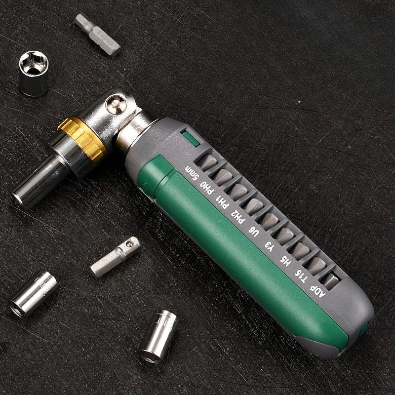 Flexible Handle Ratchet Screwdriver Set - Luxicro