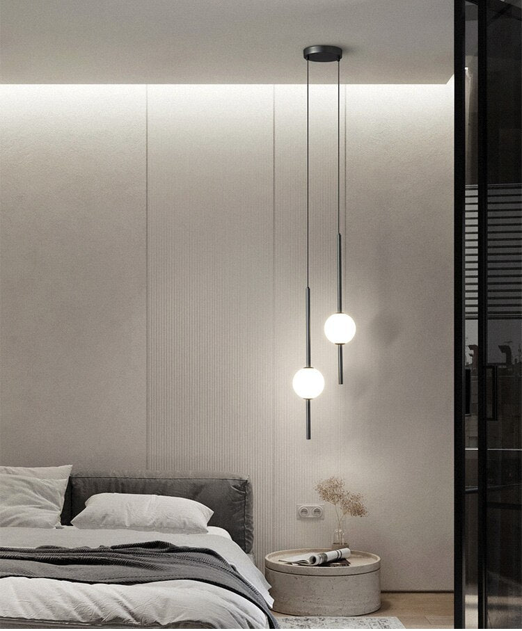 Minimalist Clear Globe Hanging Light
