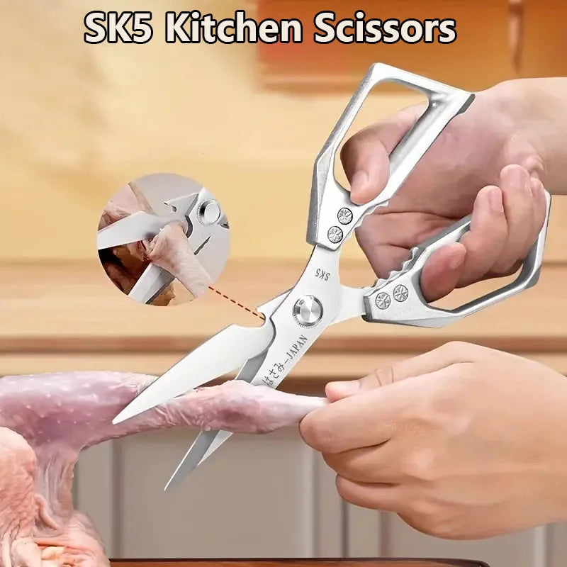 Precise Cooking Scissors with Ergonomic Handle