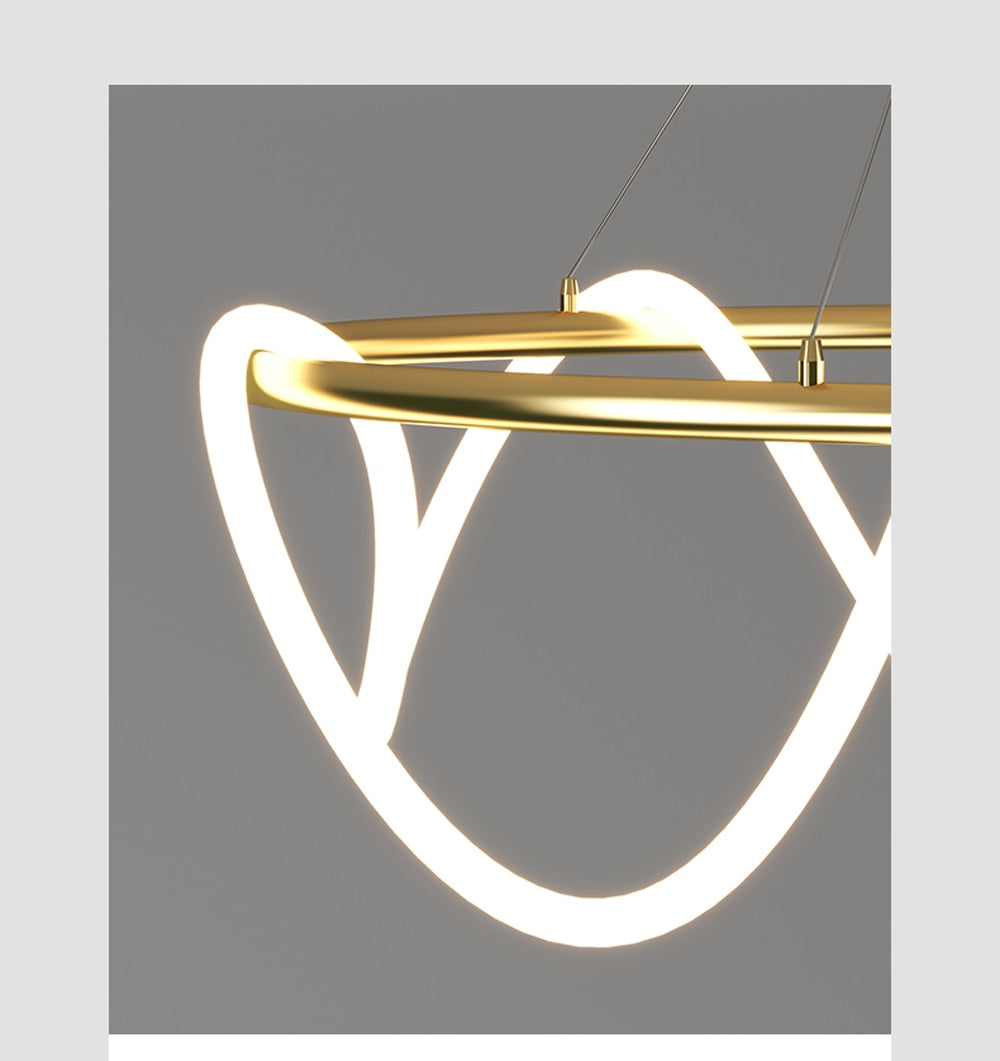 Modern Dimmable LED Ceiling Light Fixture