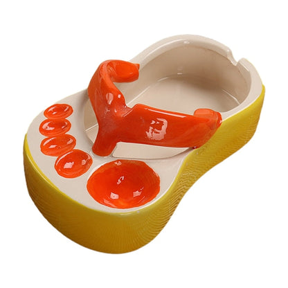 Decorative Baby Footprint Ceramic Serving Bowl