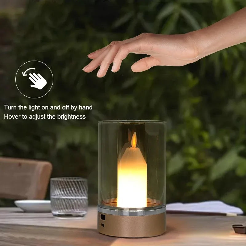 Automatic Sensor Flicker LED Candle Light Lamp
