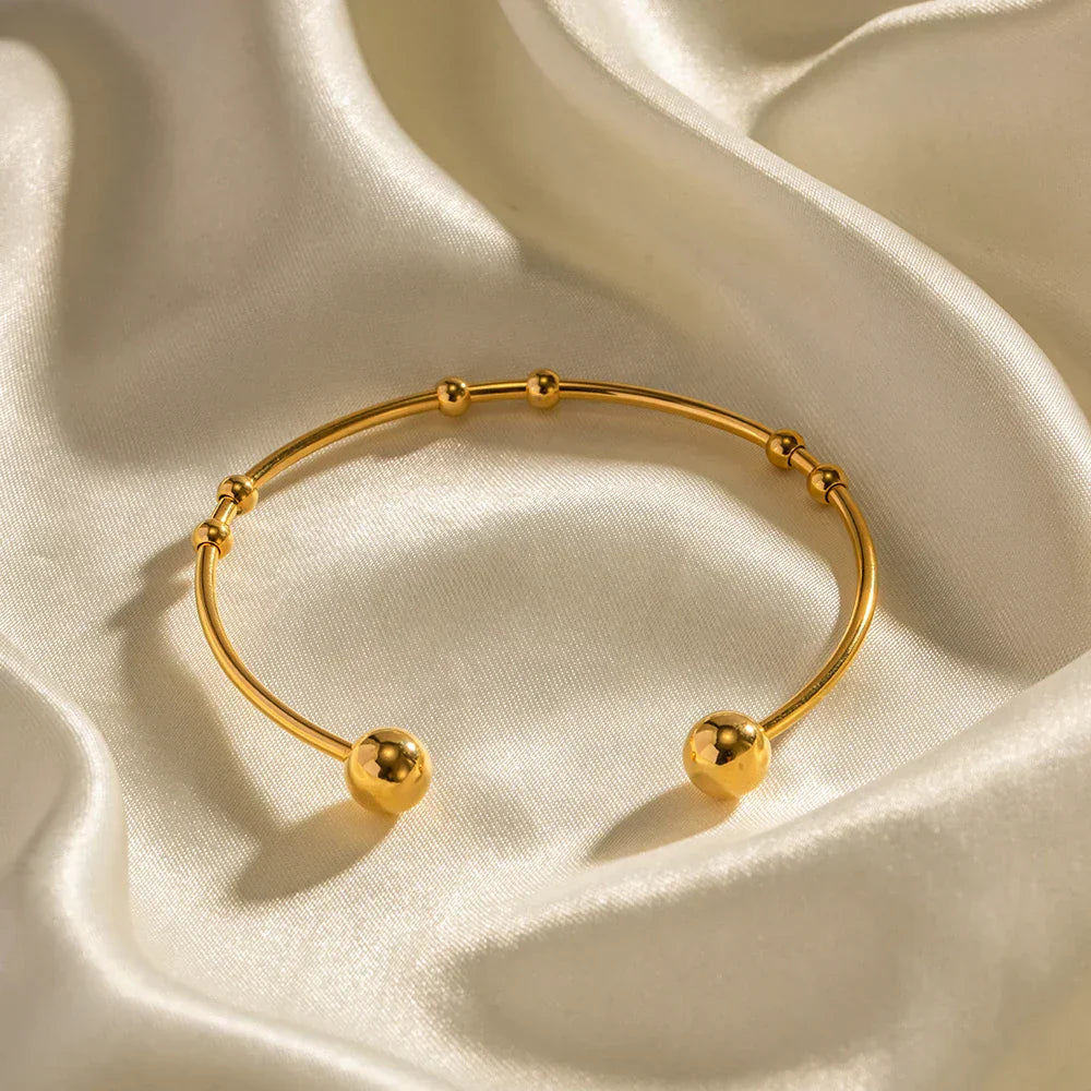 Stylish Beaded Cuff Bracelet Accessory