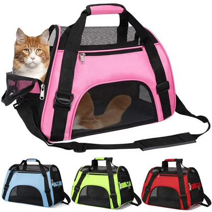 Breathable Pet Carrier Travel Tote Bag - Luxicro