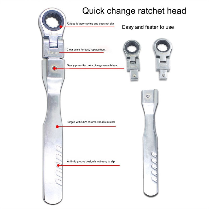 Professional 22-Piece Ratchet Tool Set