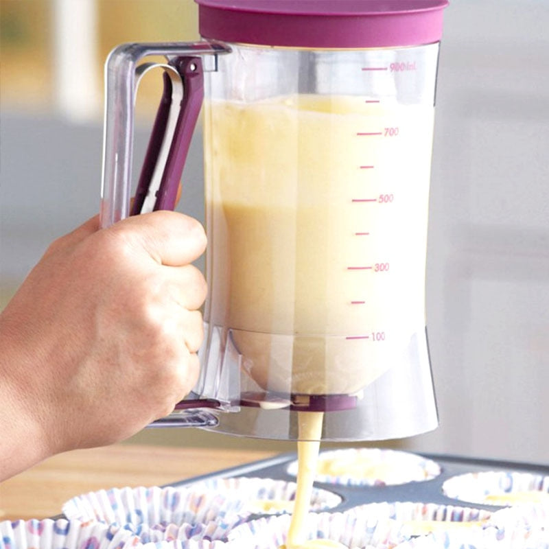 Easy Bake Batter Pourer for Pancakes & Cupcakes - Luxicro