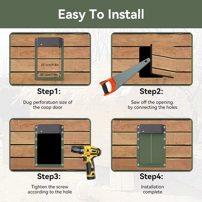 Automatic Chicken Coop Door Opener with Sensor