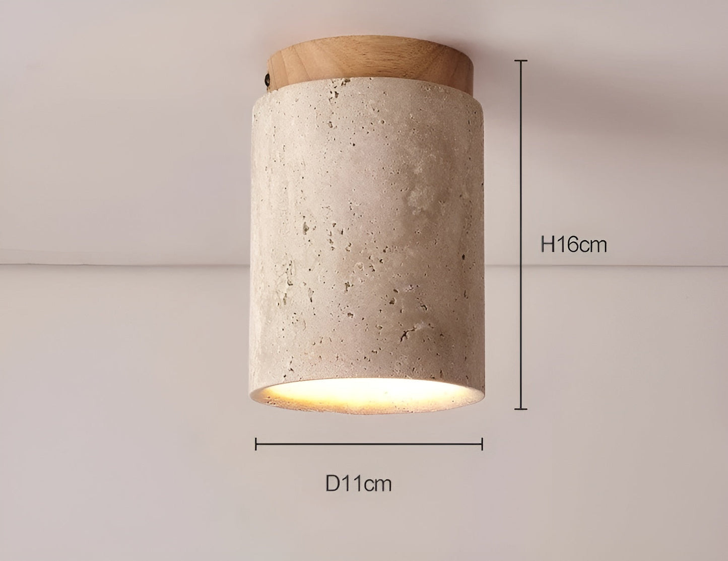 Beautiful Earthy LED Ceiling Lamp