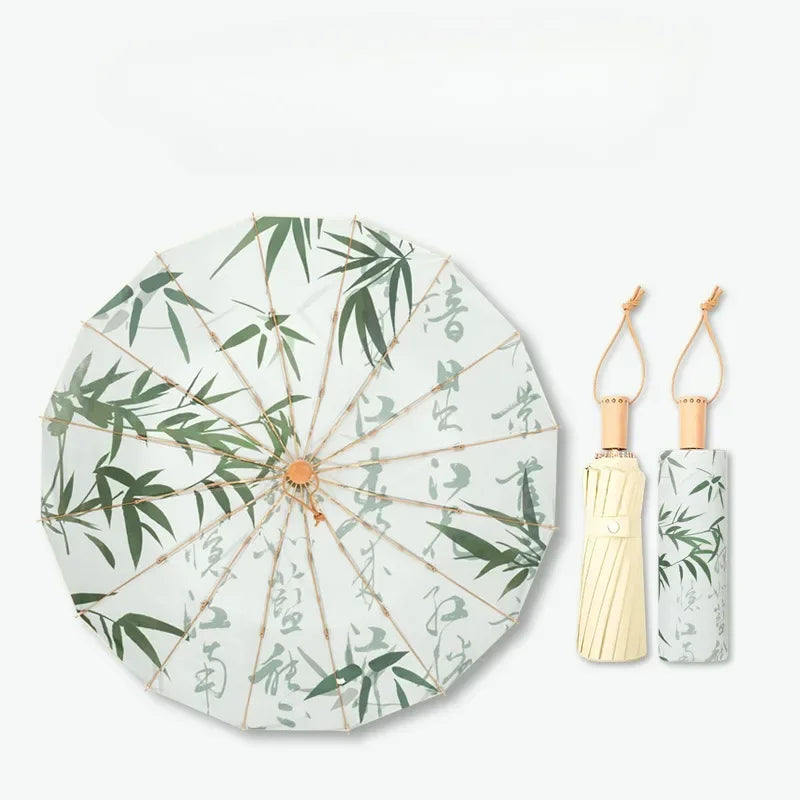Eco Friendly Bamboo Handmade Umbrella - Luxicro