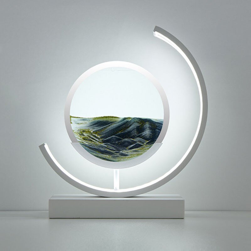Sleek Contemporary 3D LED Desk Lamp