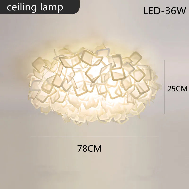 Colorful Blossom LED Dimmable Ceiling Lamp