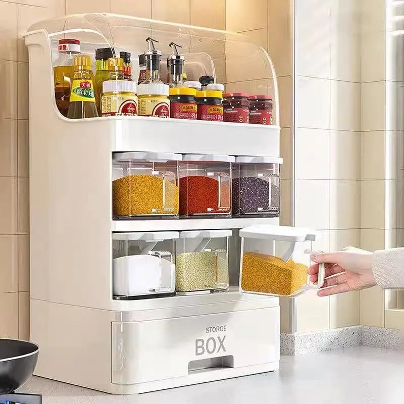 Practical Spice Holder Kitchen Storage Container - Luxicro