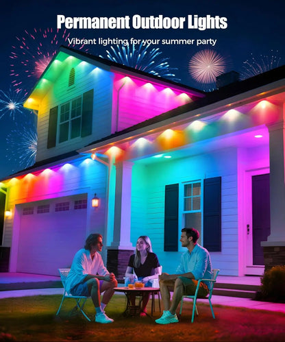 Colorful Outdoor String Lights with Remote Control