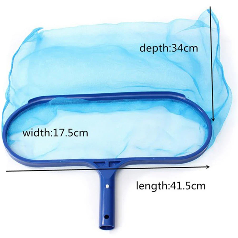 Pool Leaf Skimmer with Long Handle & Heavy Duty Net