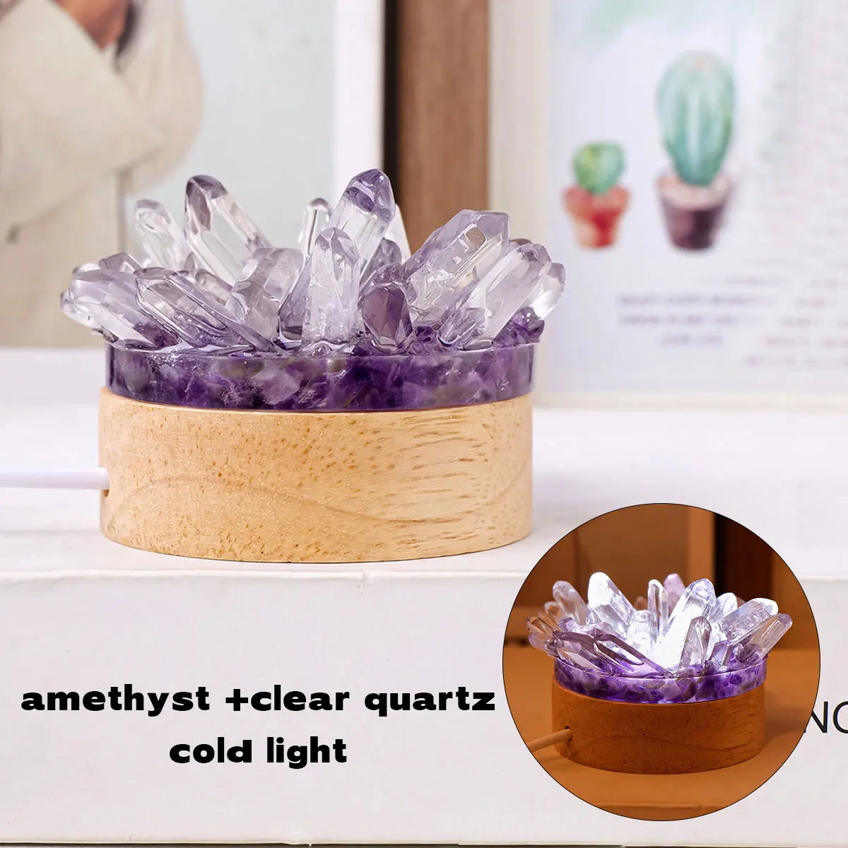 Elegant Marble Accent Table Light