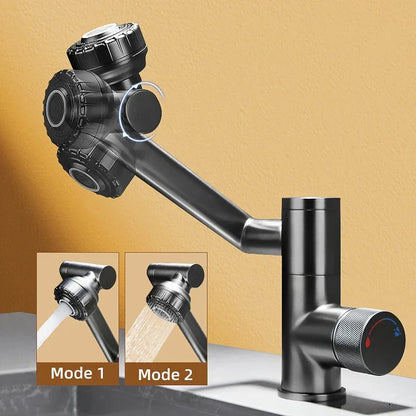 Contemporary 360 Degree Rotating LED Sink Faucet