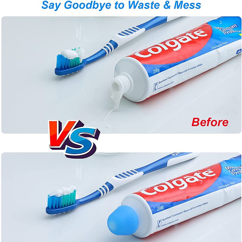 Eco Friendly 4 Pack Reusable Toothpaste Tube Covers