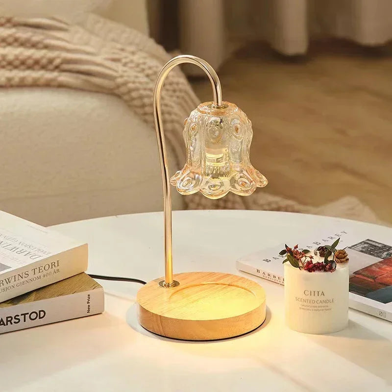Petal Shaped Soft Glow Candle Lamp