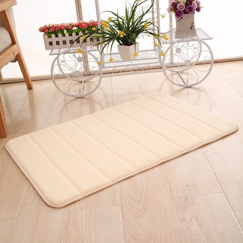 Soft Memory Foam Bathroom Mat with Non Slip Base