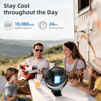 Portable Rechargeable Stroller Fan