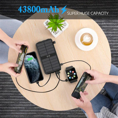Compact Solar External Battery Fast Charging