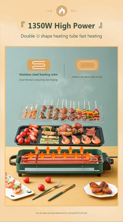 Portable Indoor Smokeless BBQ Grill